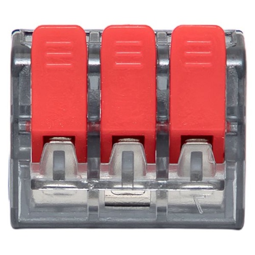 Клемма СМК 221-413 с рычагом 3 отверстия 0.2-4.0 мм2 блистер EKF PROxima | код plc-smk-221-413b-20 | EKF фото 5 Клемма СМК 221-413 с рычагом 3 отверстия 0.2-4.0 мм2 блистер EKF PROxima | код plc-smk-221-413b-20 | EKF фото 5