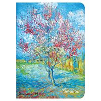 Тетрадь 60 л. в клетку обложка SoftTouch, бежевая бумага 70 г/м2, сшивка, В5 (179х250 мм), INSIGHT, BRAUBERG, 403814 | код 403814 | BRAUBERG