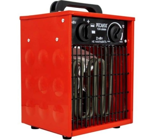 Пушка тепловая электрическая на 2 кВт | код 67/1/17 | Ресанта фото 3 Пушка тепловая электрическая на 2 кВт | код 67/1/17 | Ресанта фото 3