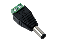 Разъем питания Optimus штекер с клеммной колодкой_v.2 (20шт) | код В0000014393 | Optimus CCTV