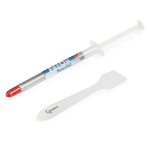 Термопаста Gembird FreOn Special GF-11-1.5 для радиаторов, 1,5 г, шприц | код GF-11-1.5 | Gembird Термопаста Gembird FreOn Special GF-11-1.5 для радиаторов, 1,5 г, шприц | код GF-11-1.5 | Gembird