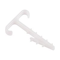 Дюбель-хомут Т-образный для двух плоских кабелей 2х12 КФ (уп.100шт) | Код. 07-4615 | Rexant