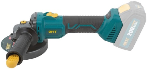 Шлифмашина угловая аккумуляторная 20 В, 3000-8500 об/мин, КлК 125 мм, 1,6 кг, регулировка оборотов, бесщеточный, коробка | код 79912 | FIT фото 6