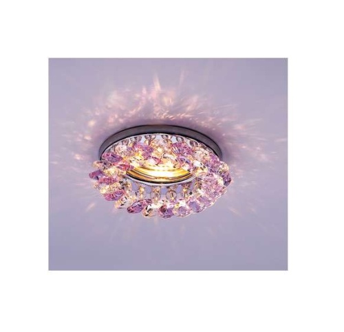 Светильник Venecia 51 05 74 декор. из огран. стекла MR 16 основание хром; стекло пурпур. с прозр. | код. IT8481 | ИТАЛМАК Светильник Venecia 51 05 74 декор. из огран. стекла MR 16 основание хром; стекло пурпур. с прозр. | код. IT8481 | ИТАЛМАК