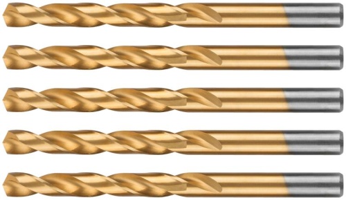 Сверло по металлу Cutop Profi с титановым покрытием, 8.5х117 мм (5 шт) | код 52-454 | FIT фото 5