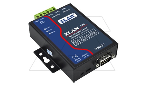 Преобразователь интерфейсов ZLAN5103, RS-232/485/422 в Ethernet, 1xRS-485/422, 1xRS-232, 24VDC | код ZLAN5103 | ZLAN Преобразователь интерфейсов ZLAN5103, RS-232/485/422 в Ethernet, 1xRS-485/422, 1xRS-232, 24VDC | код ZLAN5103 | ZLAN