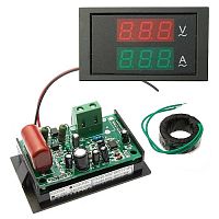 Вольтамперметр RUICHI YB4835-LED 80-300V, 100 А, цифровой однофазный | код 99954 | Ruichi