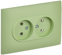 SKANDY Роз. 2-я без з/к/ш 10А в сб. SK-R10M мятн. IEK | код SK-R20-10-K06-F | IEK