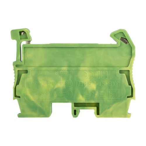 Колодка клеммная пружинная JXB-ST-1,5 земля PROxima | код plc-jxb-st-1.5-pen | EKF фото 4