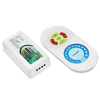 LED диммер 12-24 V, 2.4G одноканальный беспроводной с пультом Д/У | код 143-103-3 | LAMPER