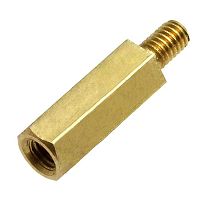 Стойка для печатной платы RUICHI PCHSN-12, шестигранная латунная | код 77207 | Ruichi