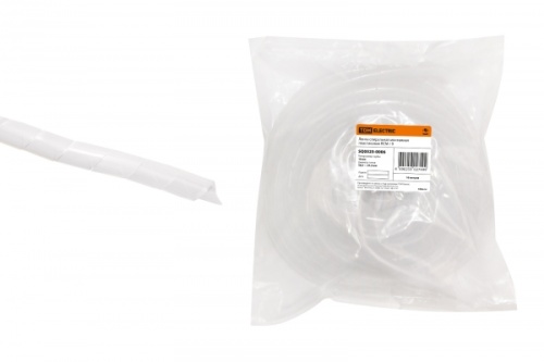 Лента спиральная монтажная пластиковая ЛСМ-19 (10 м/упак) TDM | код SQ0525-0006 | TDM