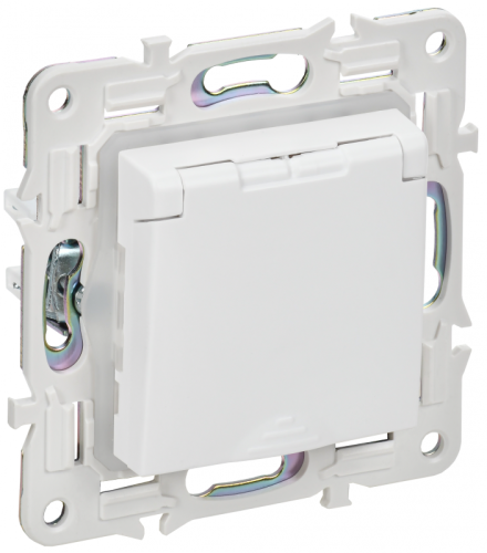 SKANDY Роз. з/к/ш кр. 16А IP44 SK-R11W арк. бел. IEK | код SK-R16-16-44-K01 | IEK SKANDY Роз. з/к/ш кр. 16А IP44 SK-R11W арк. бел. IEK | код SK-R16-16-44-K01 | IEK