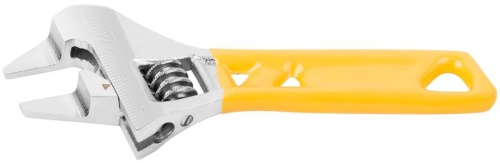 Ключ разводной "Ультра" CrV укороченный обточен. узкие губки шкала экстра увелич. захват 120мм (24мм) FIT 70216 фото 5