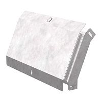 Угол вертикальный внешний 45 градусов с крышкой Стандарт 400х50 Промрукав | код PR16.0574 | ПРОМРУКАВ