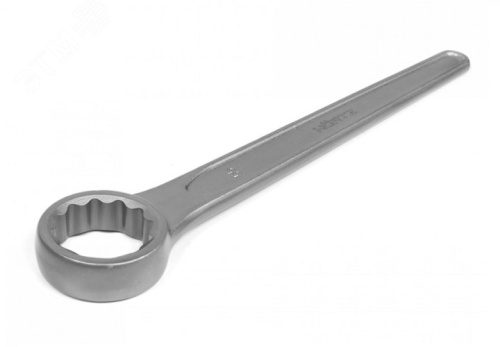 Ключ накидной односторонний 41 прямой длинная ручка | код 165200 | Hortz