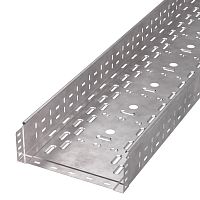 Лоток перфорированный Стандарт HDZ 300х100х3000 (1,0 мм) (6 м/уп) Промрукав | код PR16.2466 | ПРОМРУКАВ