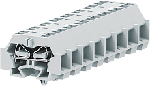 242343 Клемма TB проходная 2-2 с бок. подключ. с защелк. ножками, светло-сер., шт | код 242343 | SUPU