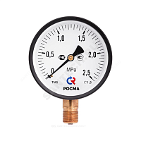 Манометр общетехнический радиальный ТМ-510Р.00 0...1,6 МРа 1/2' кл.1.5 | код 00000006833 | РОСМА