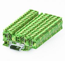 TC6-3-PE Клемма TC 1-2 заземл., пружин., сеч.6мм2, желто-зел., шт | код TC6-3-PE | SUPU