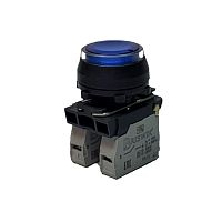 Выключатель Briswik КЕ 171/1м -Л 220В синий 2но+0нз цилиндр с подсветкой IP66 УХЛ2 10А | код aZ-EB-6Ai-7522 | Briswik