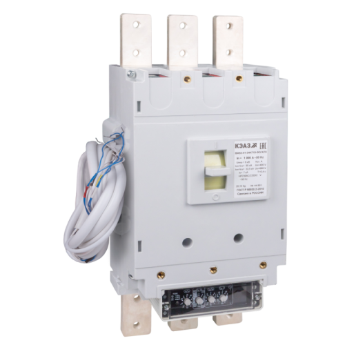 Автоматический выключатель ВА52-41-321810-1000А-6300-690AC-НР400AC-УХЛ3 | код 310847 | КЭАЗ