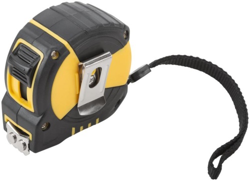 Рулетка Гранд 5мх19мм калибр. лента; нейлон. покрытие; магн. крючок; двойной стопор; прорезиненный корпус FIT 17325 фото 10