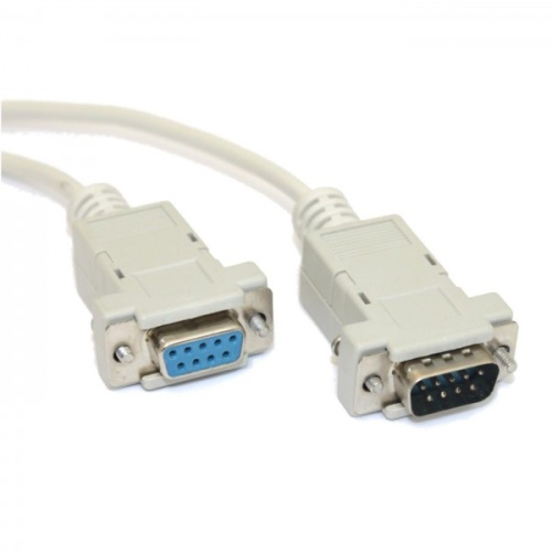 Кабель RS-232 DB-9M/DB-9F интерфейс: RS-232 (DB-9M - DB-9F), Кабель RS-232 для подключения устройств через COM-порт, прямой, 1,8 метра | код RS-232 DB-9M/DB-9F | TELEOFIS