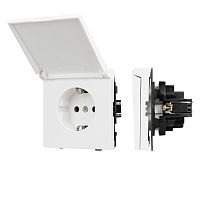 Механизм розетки SCT-TENDO-MCP-PL-WH 230В 16А влагозащ. Arlight054090