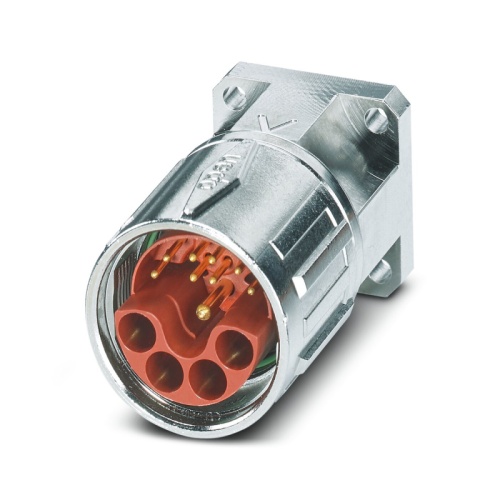 Приборный соединитель, передняя часть стенки, с накатанной гайкой SH-8EPS48AY000S | код 1096286 | PHOENIX CONTACT