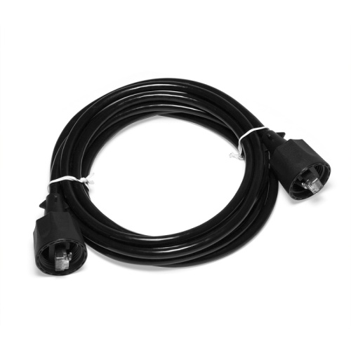 Индустриальный патч-корд LANMASTER FTP cat.6, IP68, 5.0 м, черный | код LAN6-S45-45-5.0-WP | LANMASTER