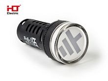 Лампа - Индикатор Заземление, 230V AC/DC d22мм IP40 HLT | код 085-06-403 | HLT