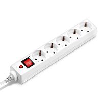 Сетевой фильтр Buro 500SH-1.8-UPS-W 1.8м (5 розеток) белый (коробка) | код 992304 | BURO