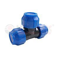 Тройник компрессионный 50-50-50 (8/2) | код 1210012505050 | VALFEX