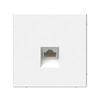 Розетка компьютерная ArtGallery RJ45 кат.6A механизм бел. | код GAL000186 | Systeme Electric