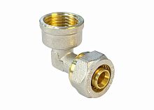 Угольник обжимной с переходом на ВР 20х3/4дюйм (140/10) К | код VF.352.N.020034 | VALFEX