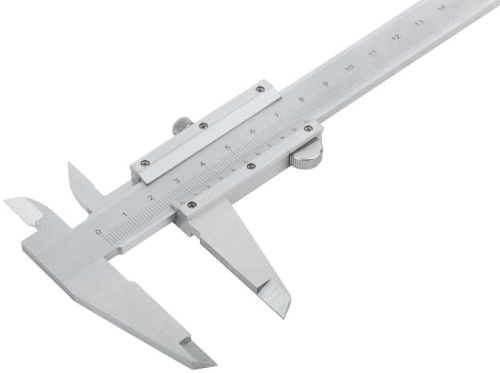 Штангенциркуль металлический нержавеющий 150 мм / 0,02 мм | код 19845 | FIT фото 7