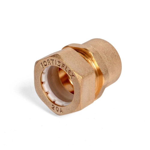 Муфта соединительная FFC 20 для гофрированного рукава из нержавеющей стали (Fortisflex) | код 86646 | Fortisflex