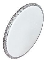 Светильник светодиодный ДБО-24 Вт настенно-потолочный MYSTERY 230В 4000K 1560Лм 279x66мм серебро | код KCMist24W_4000 | КОСМОС