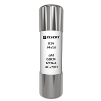 Плавкий предохранитель FС06 10A 14x51 aM ELVERT (упаковка 10шт) | код FC06a-10 | ELVERT