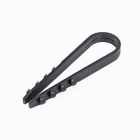 Дюбель-хомут(нейлон) ДХ 19-25 (ч) (100шт.) (Fortisflex) | код 59566 | КВТ