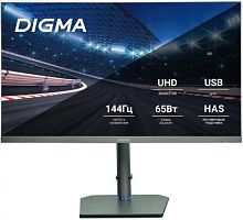 Монитор Digma 27 Gaming DM-MONG2740 темно-серый IPS LED 5ms 16:9 HDMI матовая HAS Piv 400cd 178гр/178гр 3840x2160 144Hz G-Sync DP 4K USB 7кг | код 1807915 | DIGMA