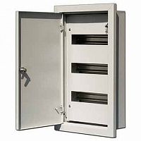 Распределительный шкаф ЩРВ 36 мод., IP31, встраиваемый, сталь, серая дверь |  код. 30103DEK |  DEKraft
