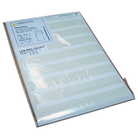 Маркер самоламинирующийся, л.А4, 12,5х10, диам.7мм, 128 шт/л. | код LAN-MCL-12x10x7 | LANMASTER