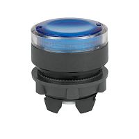 Головка кнопки OptiSignal D22 A5-PL-6 с подсветкой синяя пластик ZB5AW363 | код 332309 | КЭАЗ