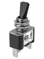 Выключатель-тумблер ASW-07D-2 1P 12В AC/DC 30А (3c) ON-OFF с фиксацией с красной LED подсветкой TDM | код SQ0747-0290 | TDM