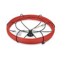 Cabeus Pull-M2-3,5-30m Устройство для протяжки кабеля мини УЗК в металлической кассете тип №2, 30м (диаметр стеклопрутка 3,5 мм) | код 7099c | Cabeus