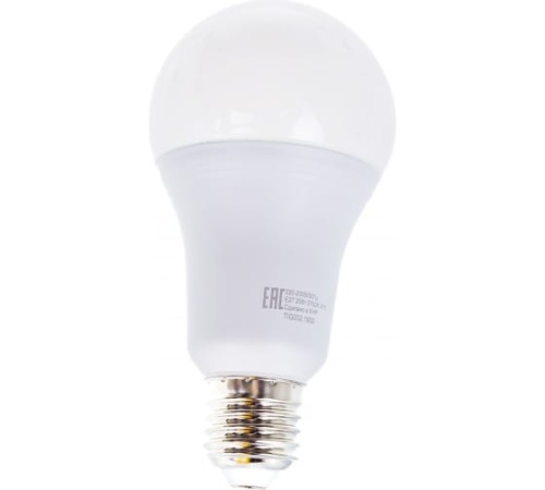 Лампа светодиодная LL-E-A70-20W-230-2,7K-E27 (груша, 20Вт, тепл., Е27) Eurolux, , Шт | код 76/2/21 | EUROLUX Лампа светодиодная LL-E-A70-20W-230-2,7K-E27 (груша, 20Вт, тепл., Е27) Eurolux, , Шт | код 76/2/21 | EUROLUX