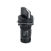 Переключатель на 3 положения, с возвратом в центр, короткая ручка, 2NO, IP54, пластик MTB7-ED53 | код 132711 | MEYERTEC