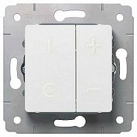 Светорегулятор клавишный CARIVA, 600 Вт, белый |  код. 773615 |  Legrand